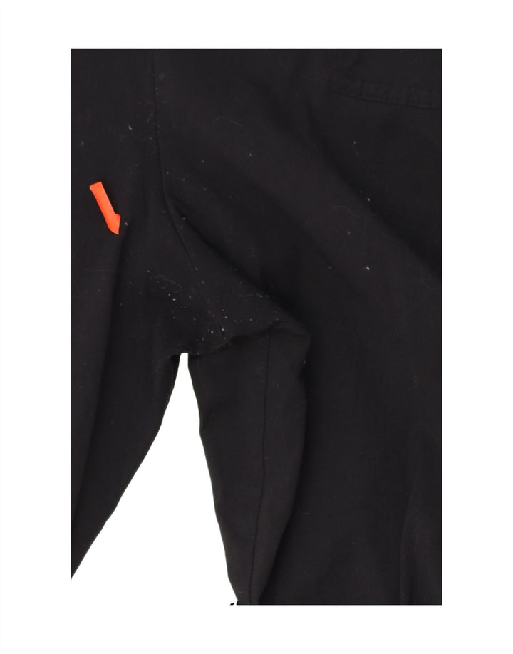WRANGLER Mens Outdoor Straight Cargo Trousers W40 L30 Black Nylon Vintage Wrangler and Second-Hand Wrangler from Messina Hembry 