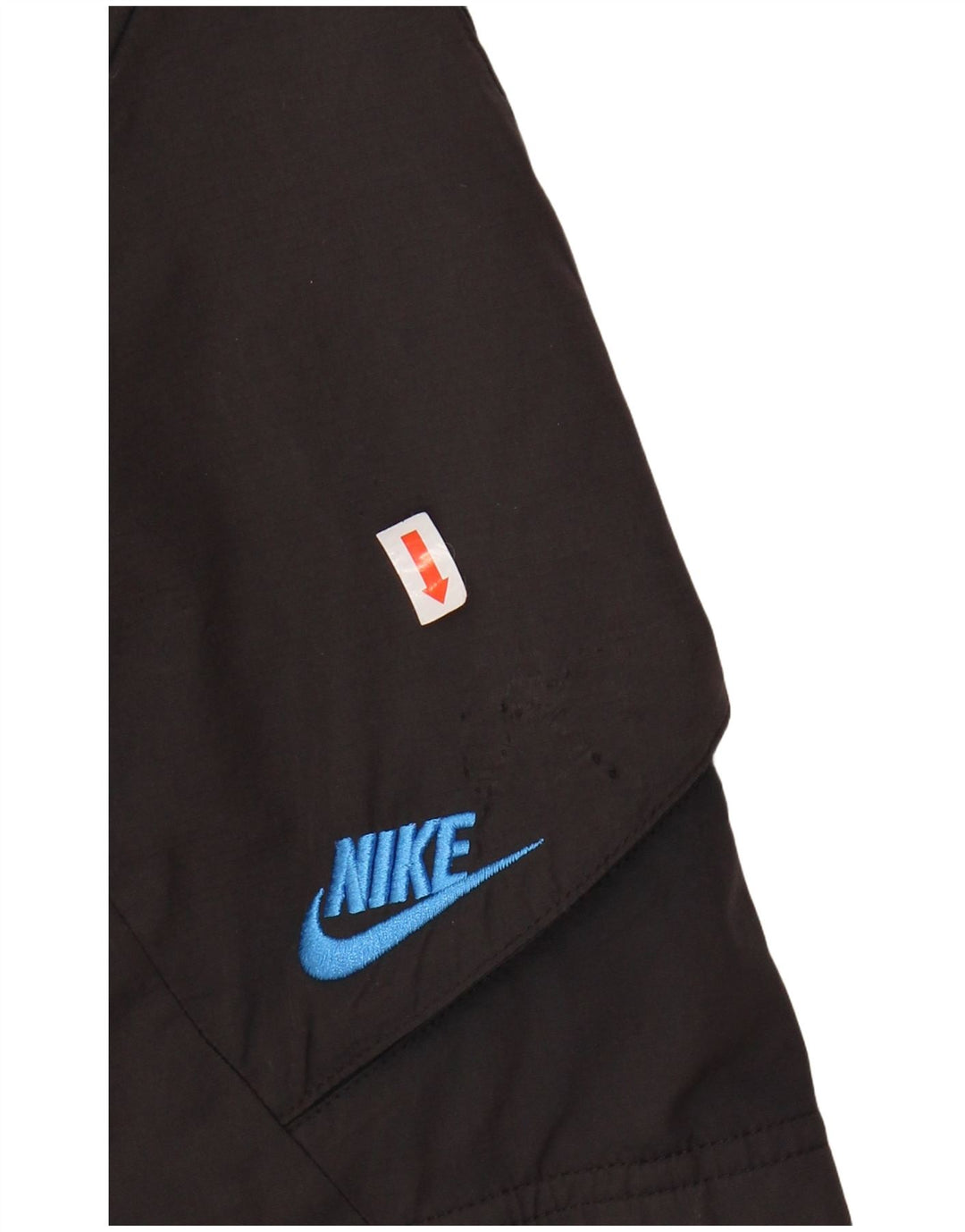 Shorts esportivos masculinos NIKE poliéster preto médio