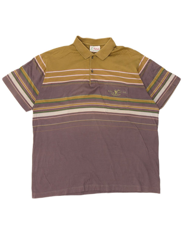 Camisa polo masculina AUSTRALIAN L'ALPINA IT 54 XL verde listrada