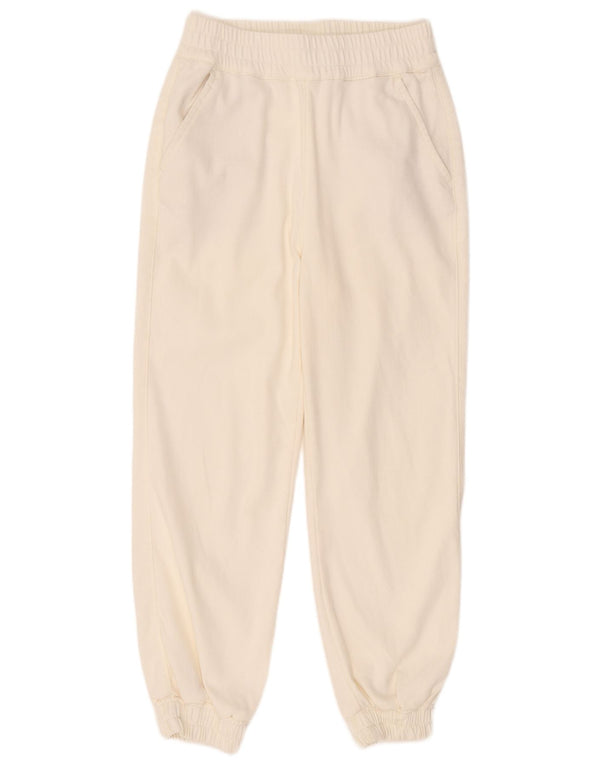 All Saints Calça de treino feminina Joggers UK 10 Small Off White