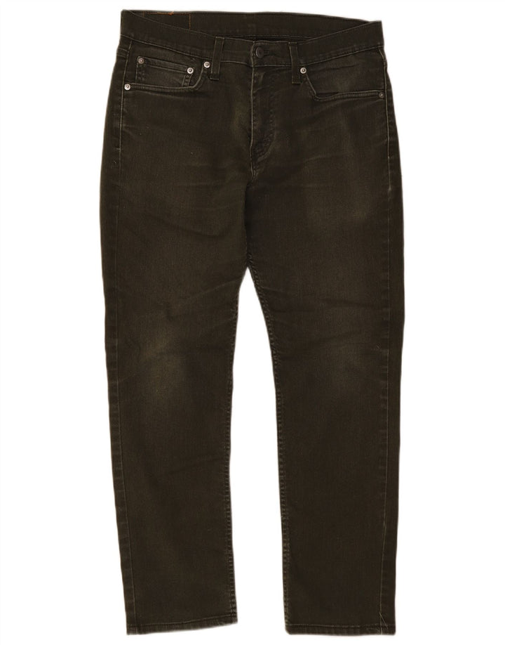 Levi's Masculino 511 Slim Jeans W32 L30 Verde Algodão
