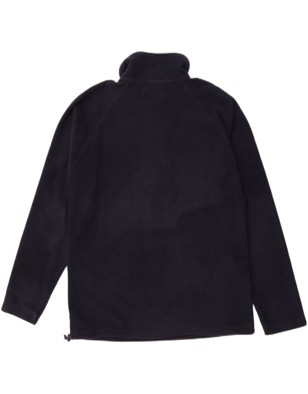 Suéter de lã masculino KAPPA com zíper e gola média azul marinho poliéster