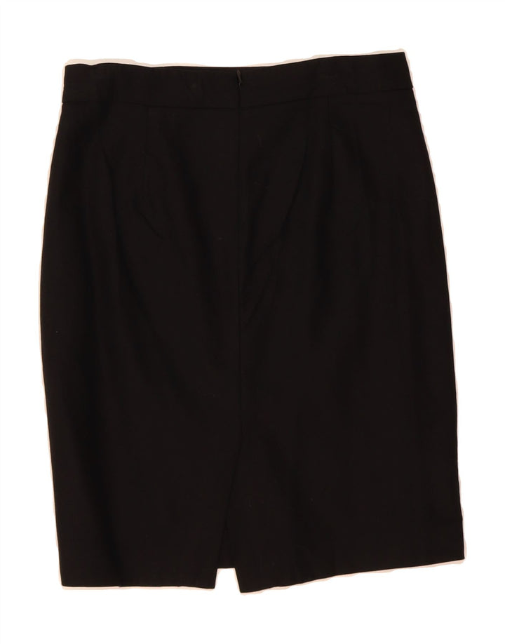 J. CREW Womens Pencil Skirt US 0 XS W28  Black Cotton Vintage J. Crew and Second-Hand J. Crew from Messina Hembry 