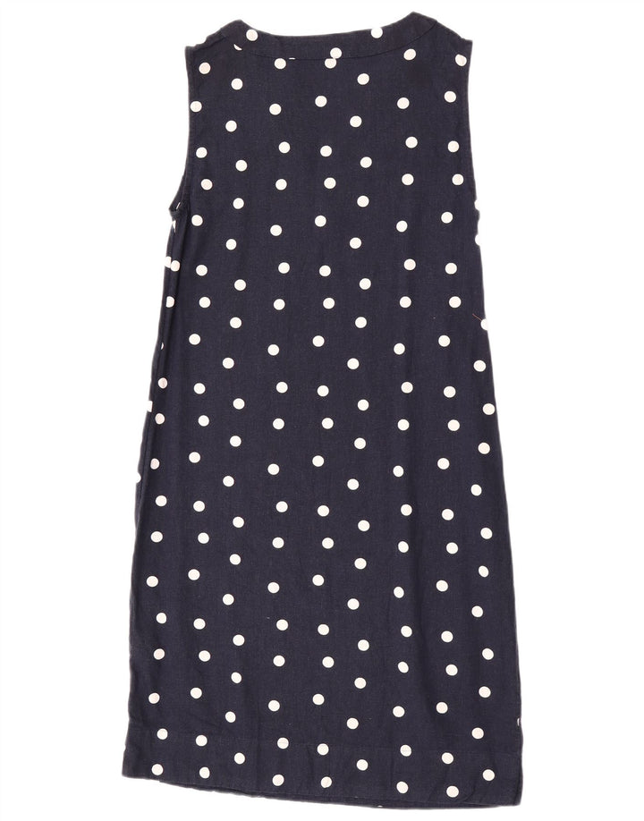 Vestido feminino Marks & Spencer UK 8 bolinhas azul marinho pequeno