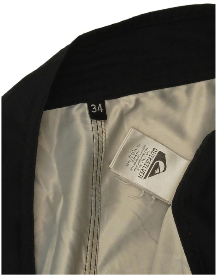 Quiksilver Shorts de natação masculino gráfico grande poliéster preto