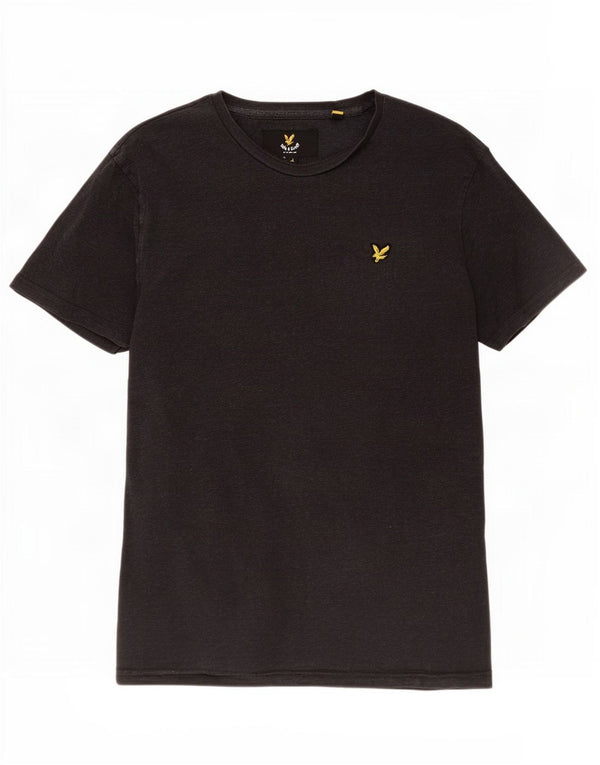 Camiseta masculina Lyle & Scott grande algodão cinza