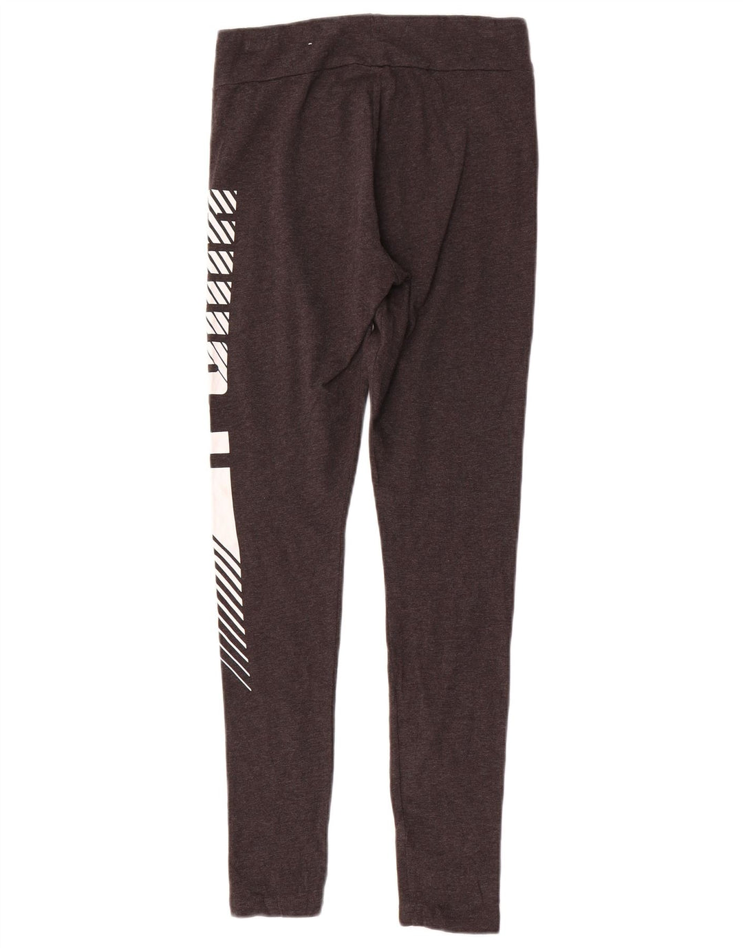 Leggings Puma Feminino UK 10 Pequeno Algodão Cinza