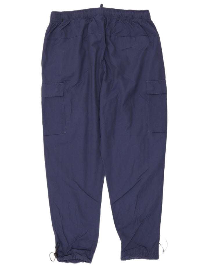 Calça de treino cargo masculina Nike médio azul marinho algodão