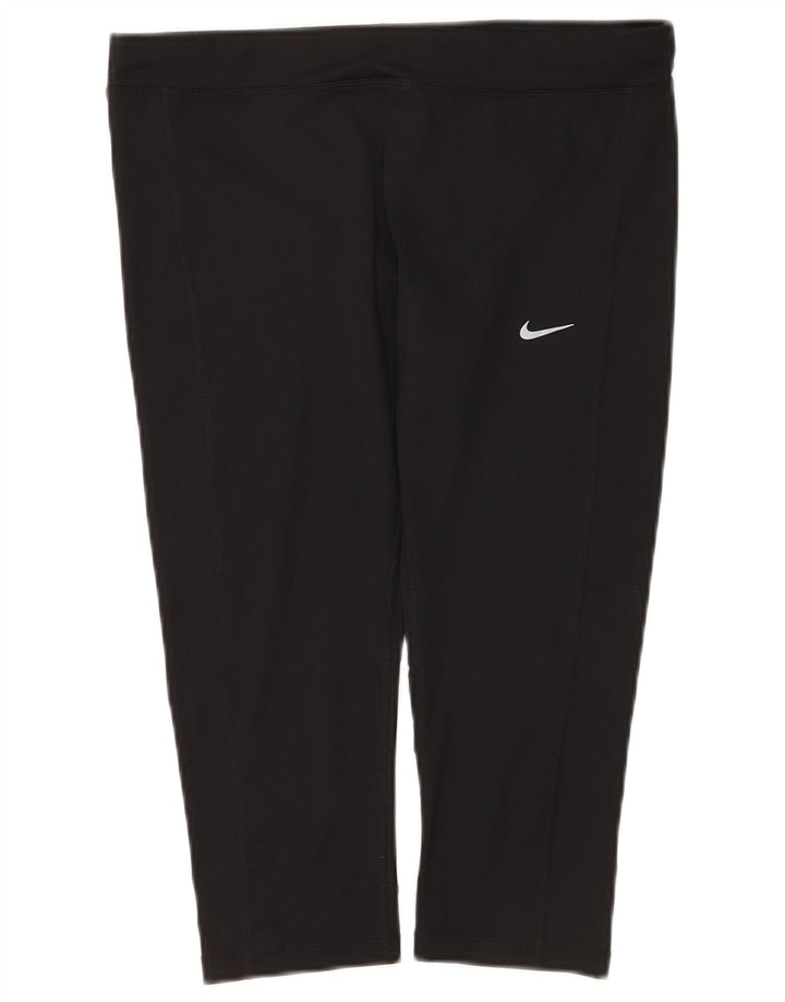 Leggings Nike Dri Fit Capri UK 14 Grande Poliéster Preto
