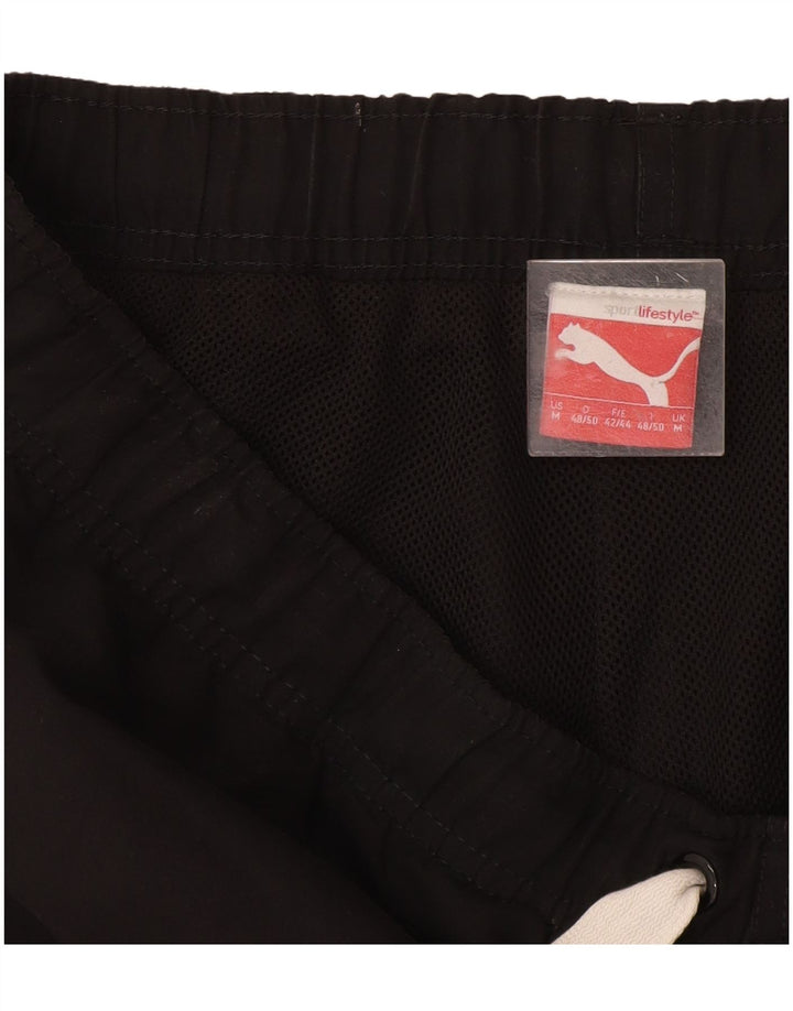 Puma Mens Graphic Sport Shorts Médio Preto