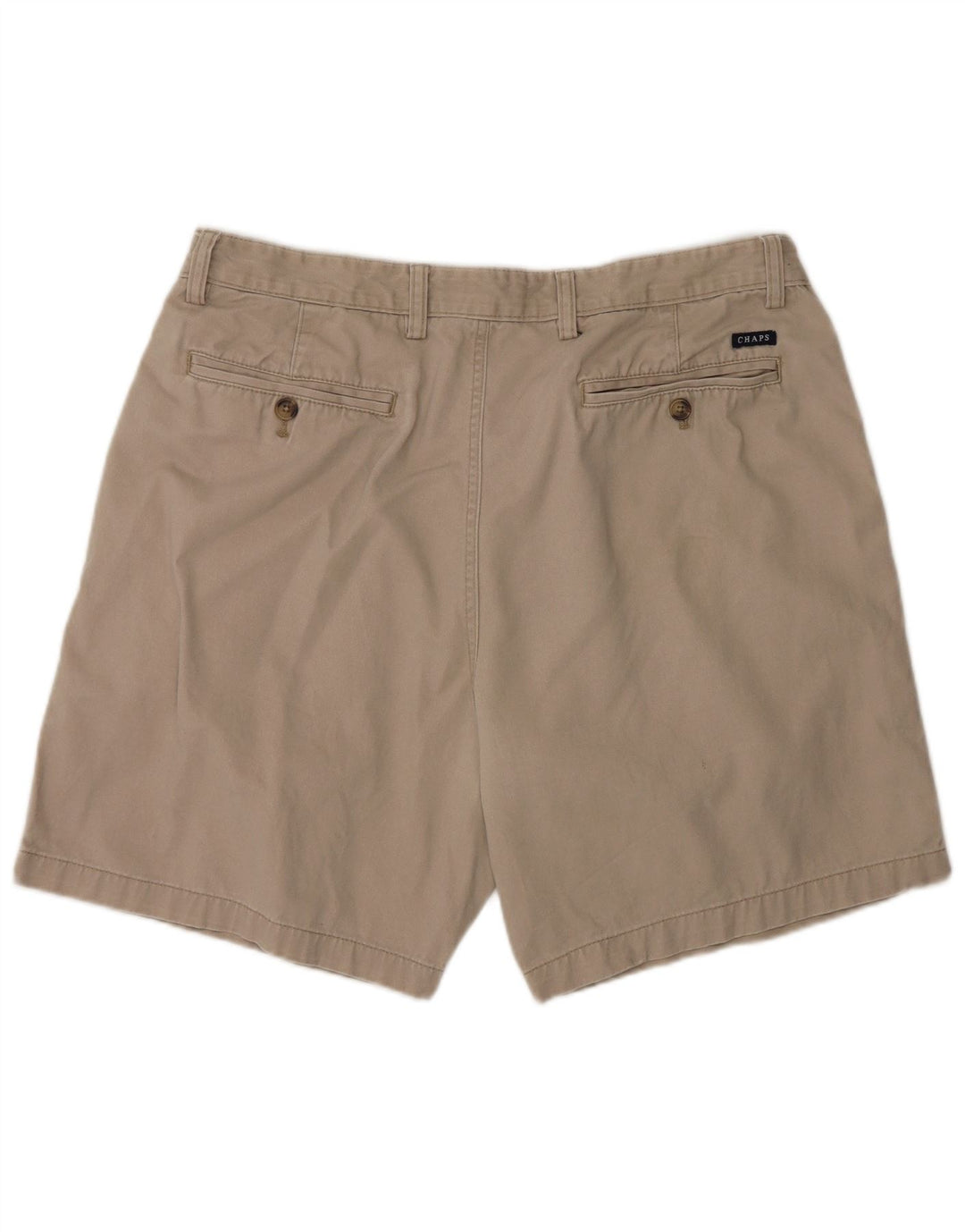 Shorts Chino Masculino Chaps W38 XL Algodão Bege