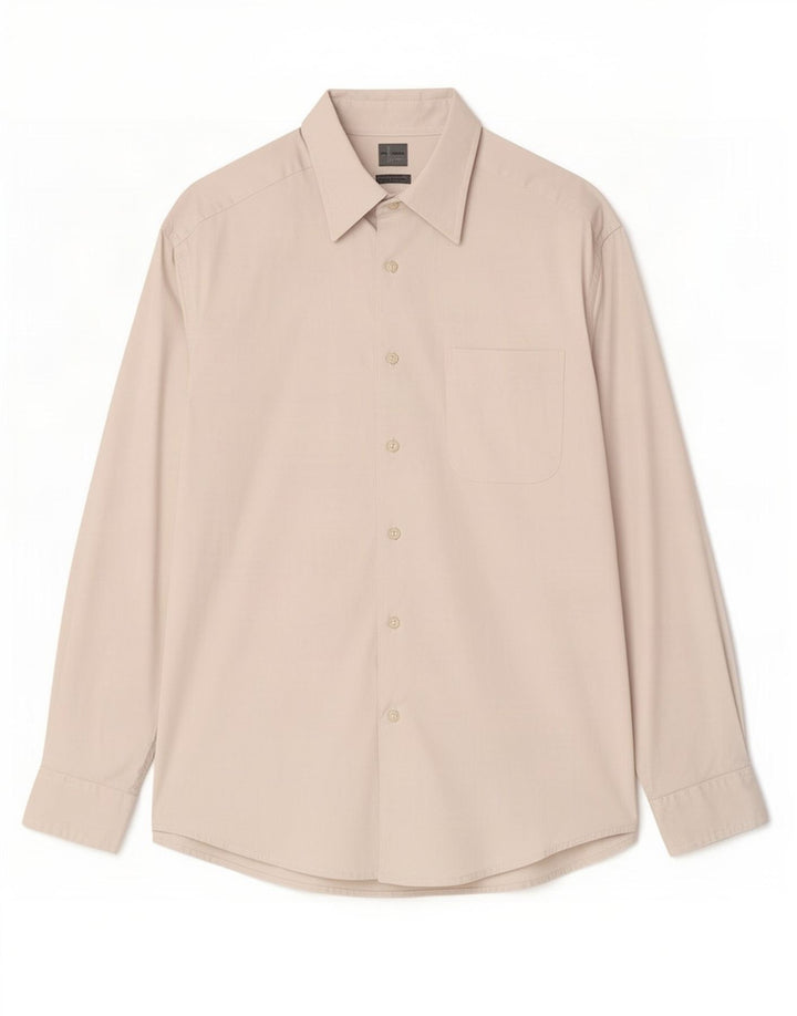 Camisa masculina Dockers grande algodão cinza