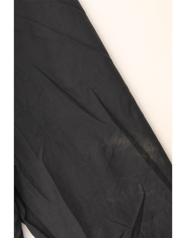 Jaqueta corta-vento masculina Eddie Bauer UK 36 pequena preta nylon