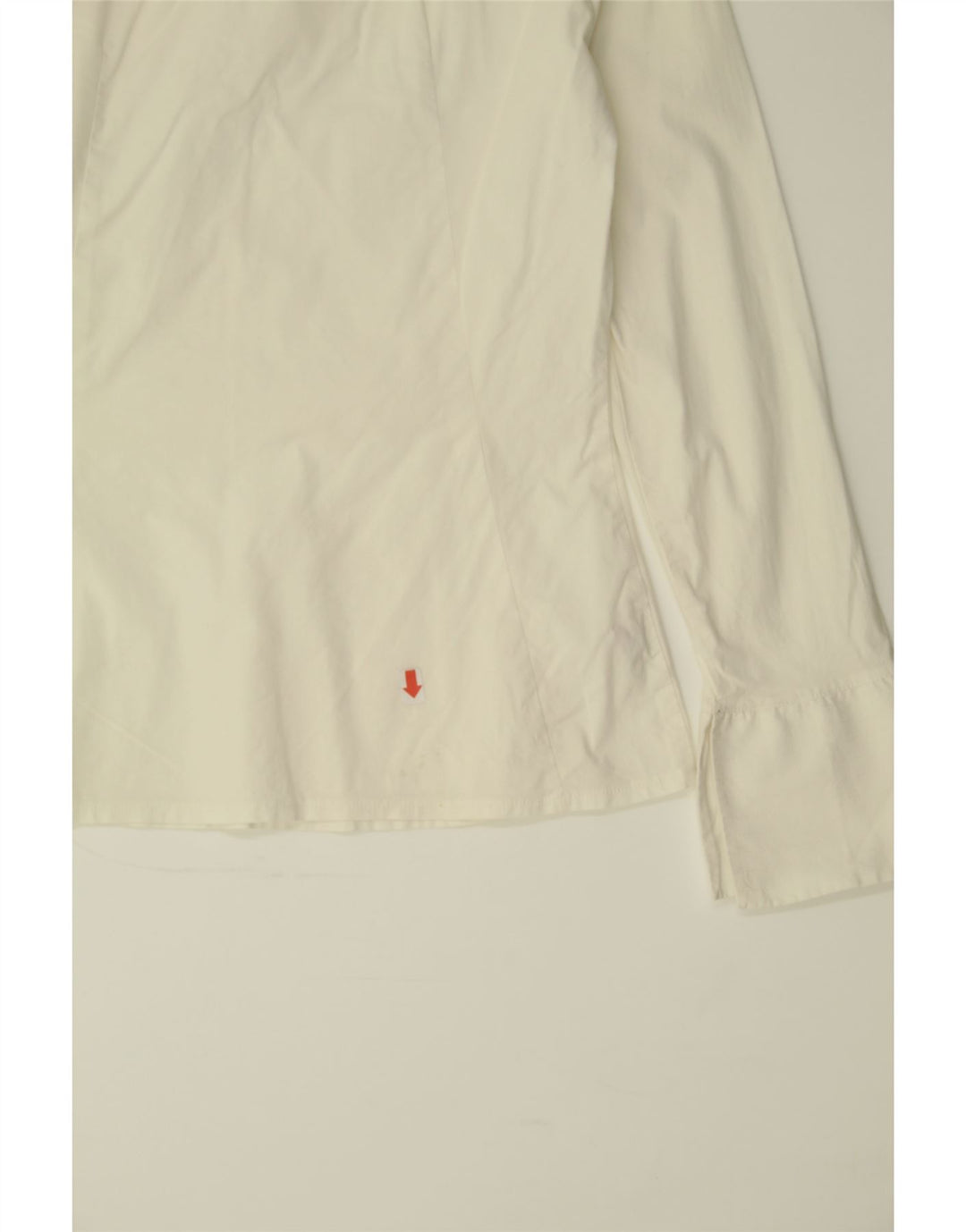 Blusa feminina BENETTON UK 12 algodão branco médio