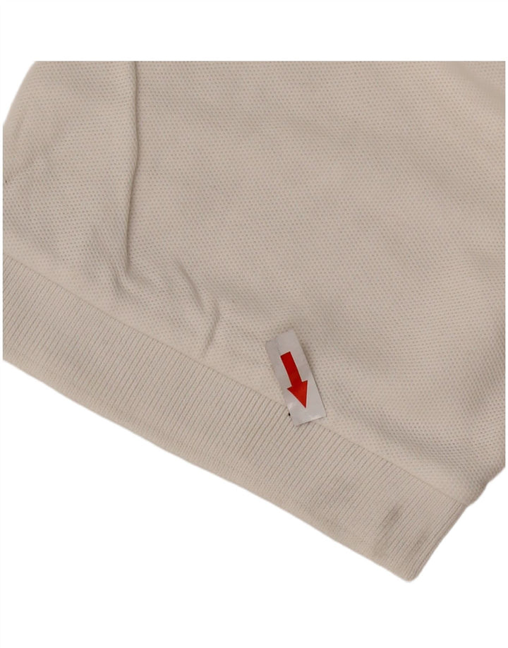 Camisa polo masculina Fila IT 50 médio algodão branco