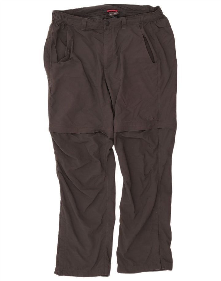Calça de caminhada masculina The North Face grande W36 L31 cinza nylon