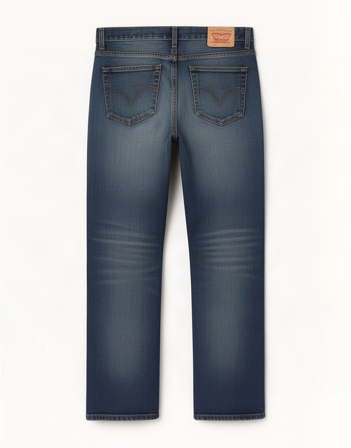 Levi's Masculino 758 Straight Jeans W34 L34 Azul Algodão