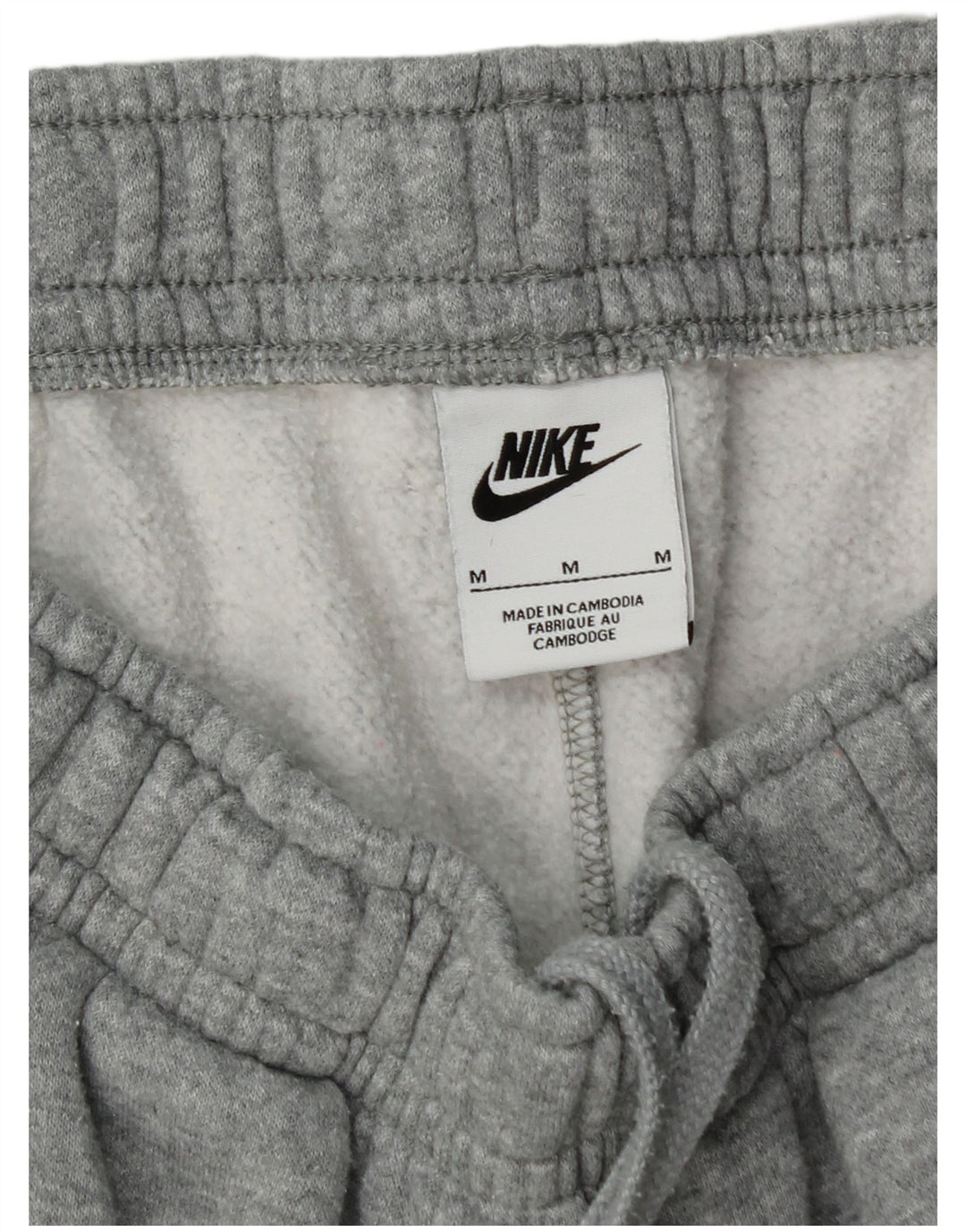 NIKE Mens Cargo Calças de treino Joggers Médio Cinza Algodão