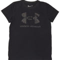 Camiseta gráfica masculina UNDER ARMOUR pequena azul marinho