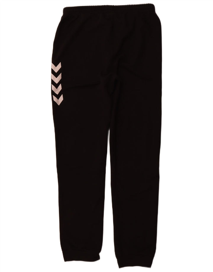 HUMMEL Calça esportiva masculina gráfica joggers grande algodão preto