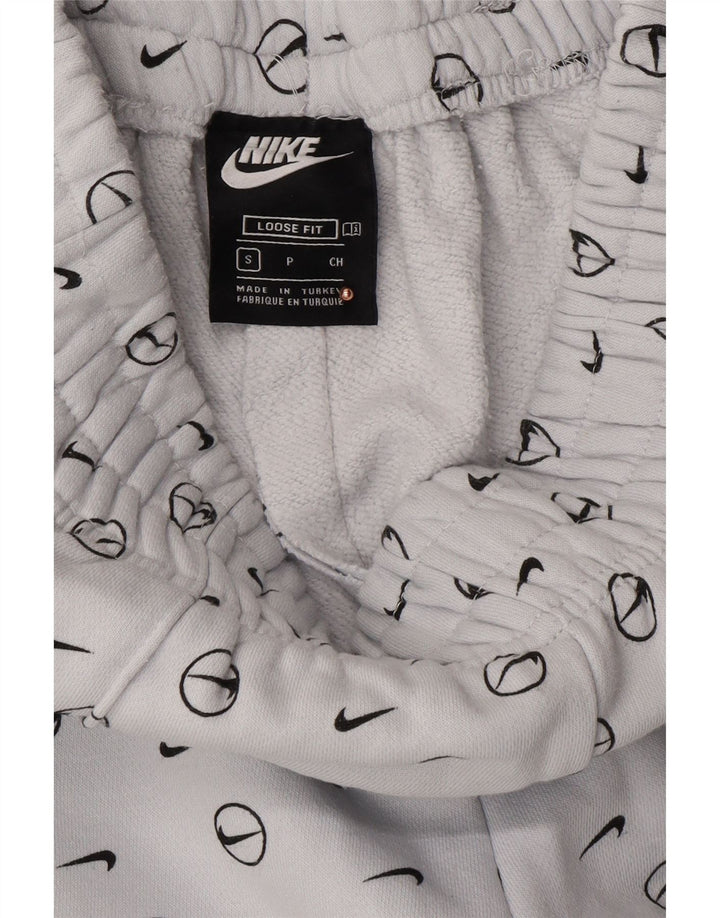 NIKE Mens Loose Fit Graphic Calças de treino Joggers Pequeno Azul Algodão