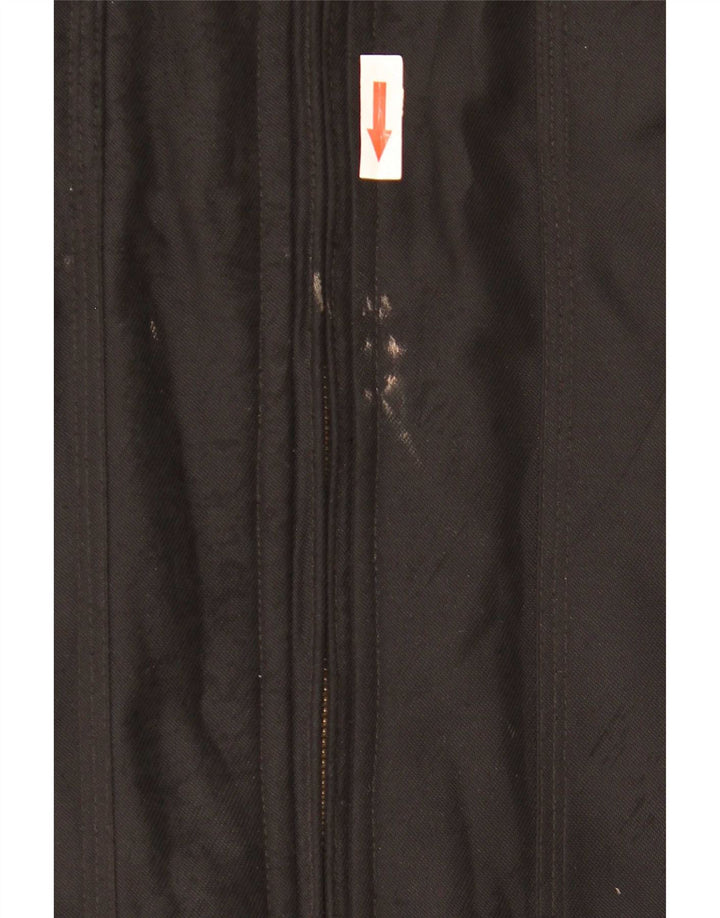Jaqueta bomber acolchoada masculina Trussardi IT 52 XL poliéster preto