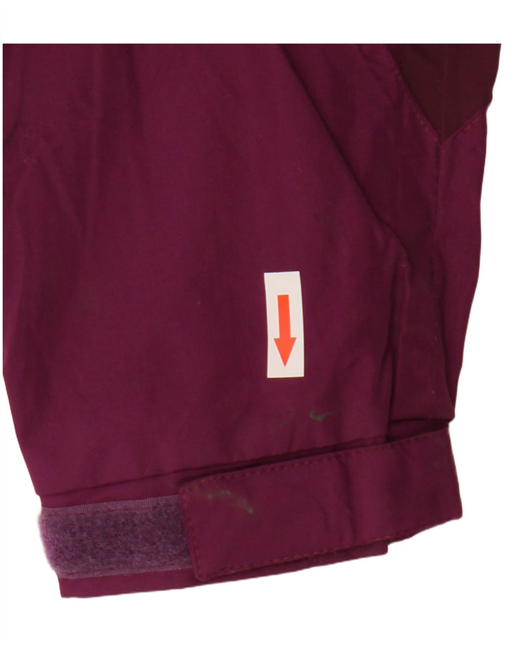 Jaqueta de chuva feminina Mountain Warehouse UK 16 grande bloco colorido roxo de nylon
