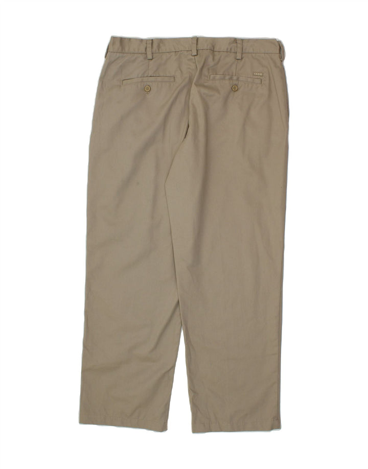 IZOD Mens Classic Fit Chino Trousers W36 L30 Beige Cotton Vintage Izod and Second-Hand Izod from Messina Hembry 