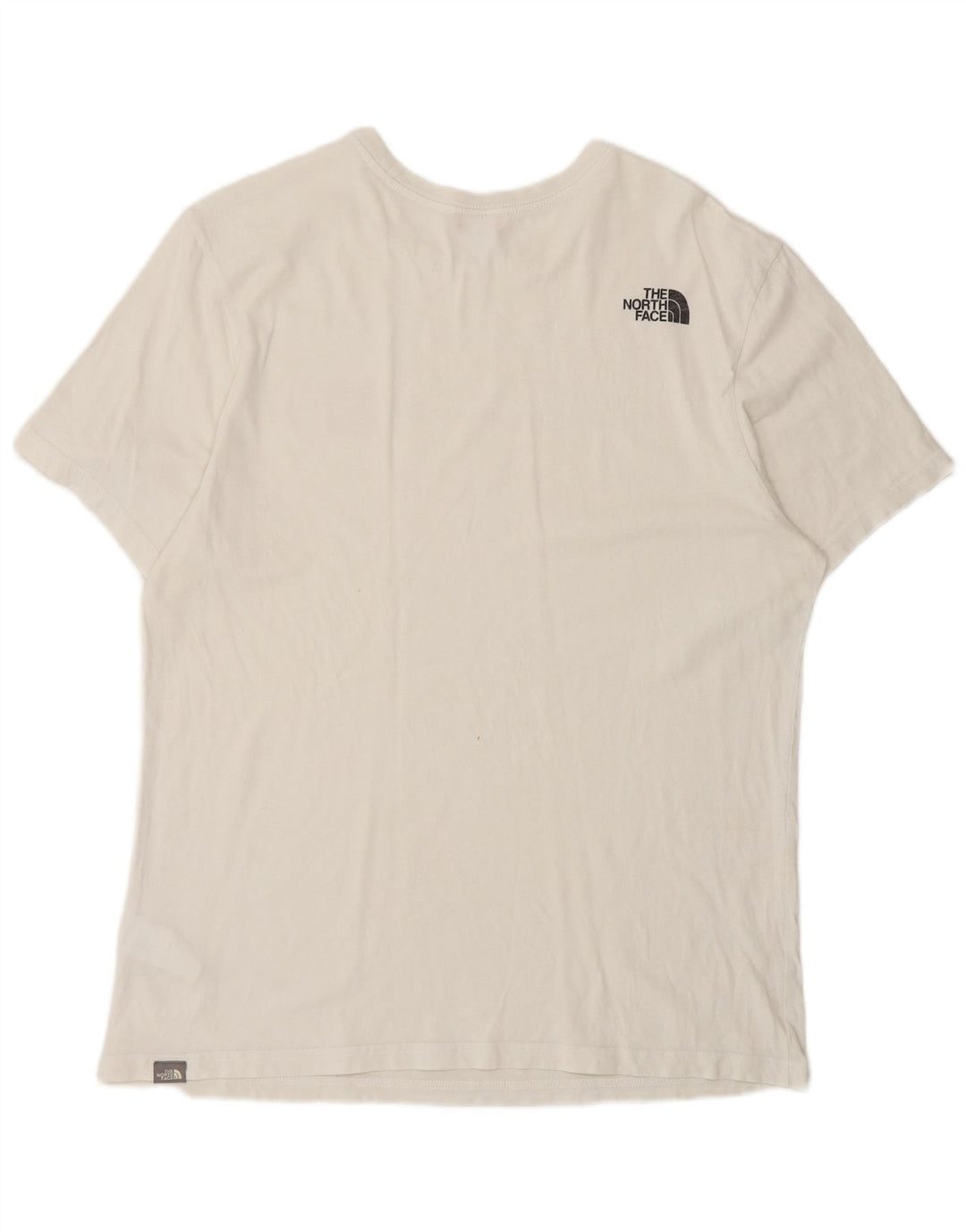 Camiseta gráfica masculina THE NORTH FACE top grande de algodão branco
