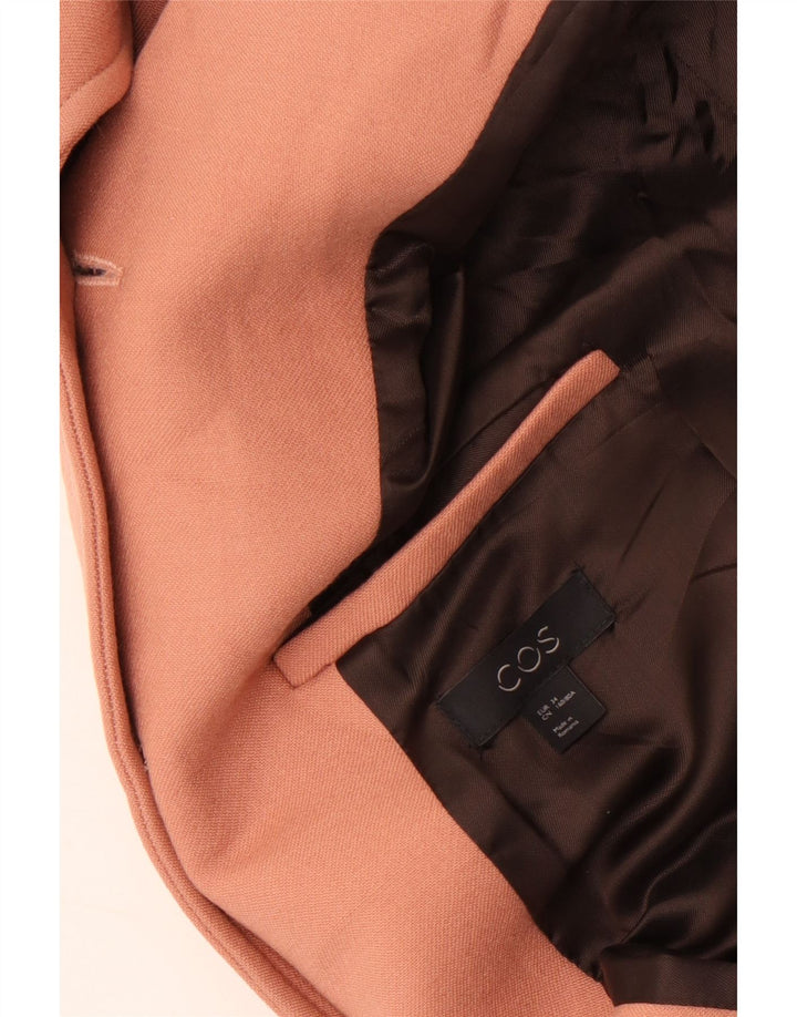 Sobretudo feminino Cos EU 34 XS lã rosa