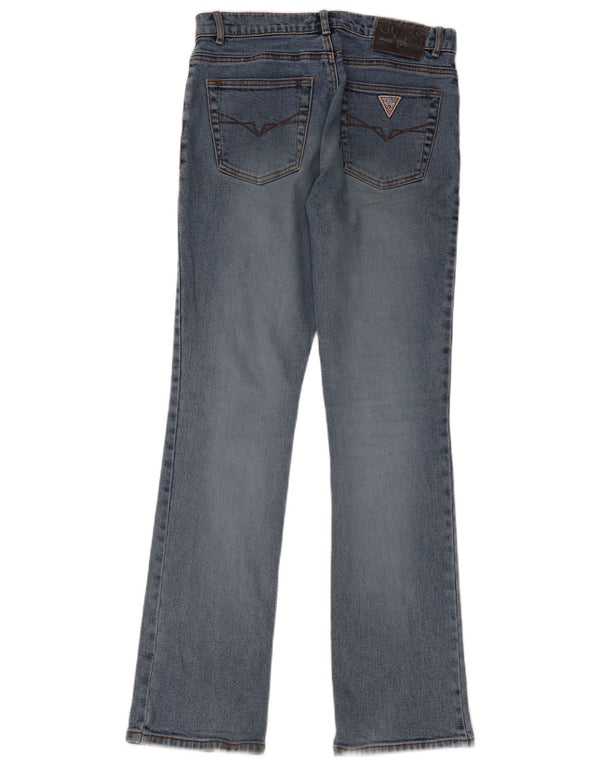 Jeans feminino Bootcut GUESS W28 L32 azul algodão