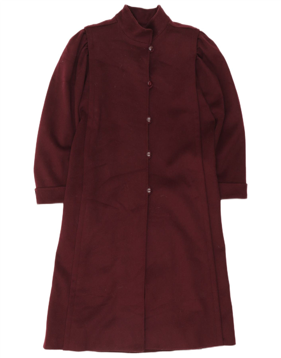 Sobretudo feminino Ungaro UK 12 médio Borgonha