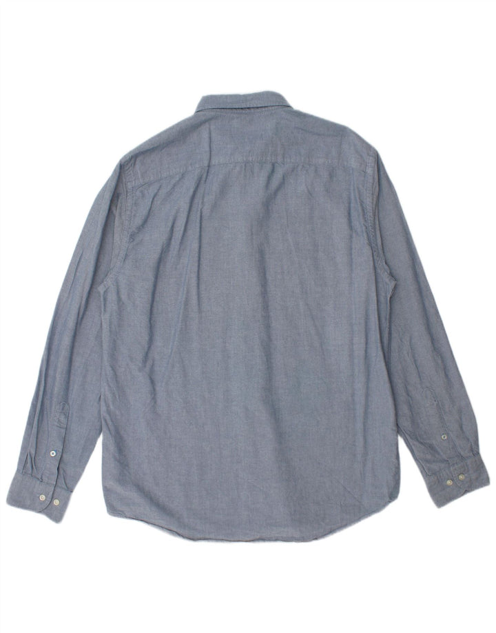 Camisa masculina TOMMY HILFIGER grande algodão azul