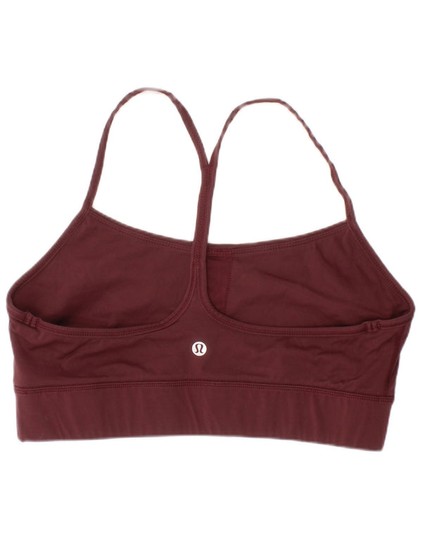 Sutiã esportivo feminino Lululemon Top grande esportivo Borgonha