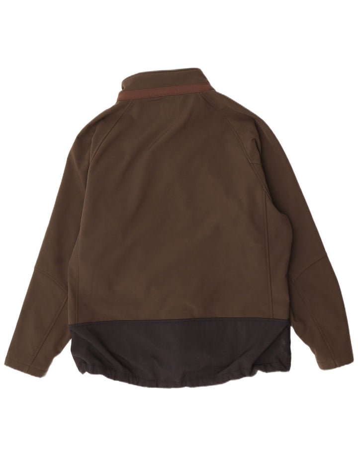 Jaqueta corta-vento masculina Dickies UK 46 3XL cáqui Colourblock poliéster