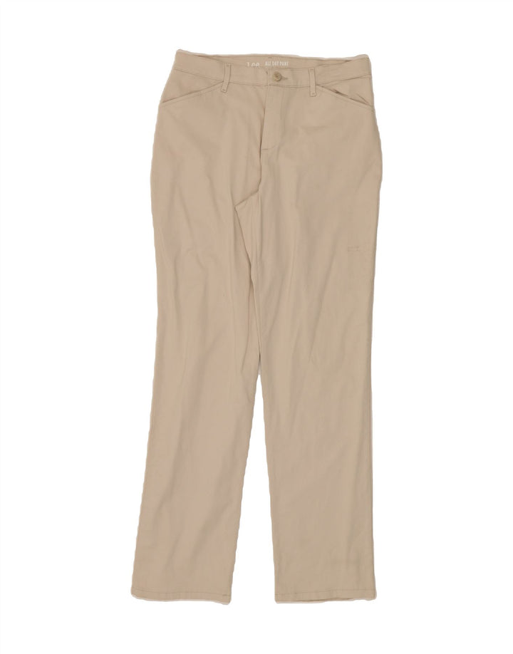LEE Womens Straight Casual Trousers US 6 Medium W30 L32 Beige Cotton Vintage Lee and Second-Hand Lee from Messina Hembry 