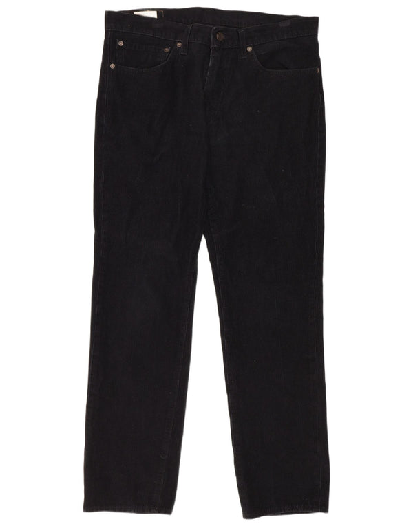 Calça masculina Levi's 511 Slim Fit veludo W34 L32 algodão preto
