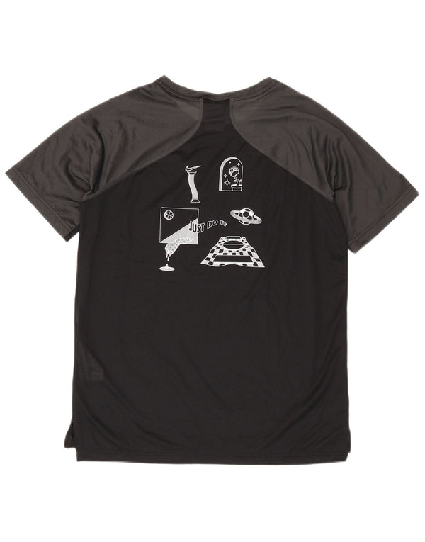 Camiseta Nike Boys Dri Fit Graphic Top 13-14 Anos XL Preto Colorblock