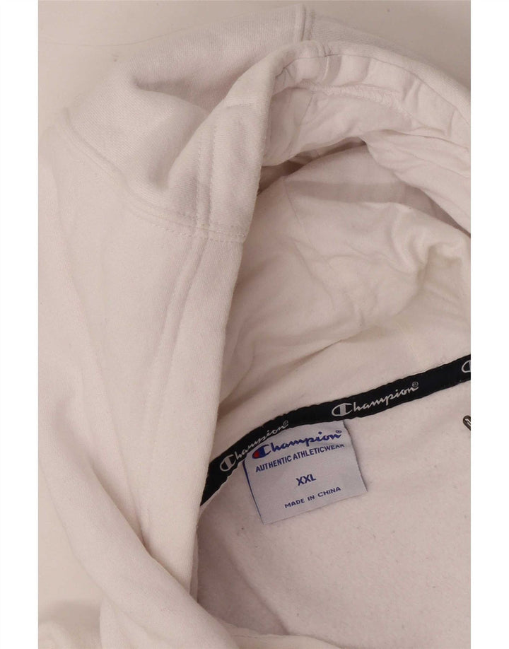 Jumper masculino com capuz Champion 2XL algodão branco