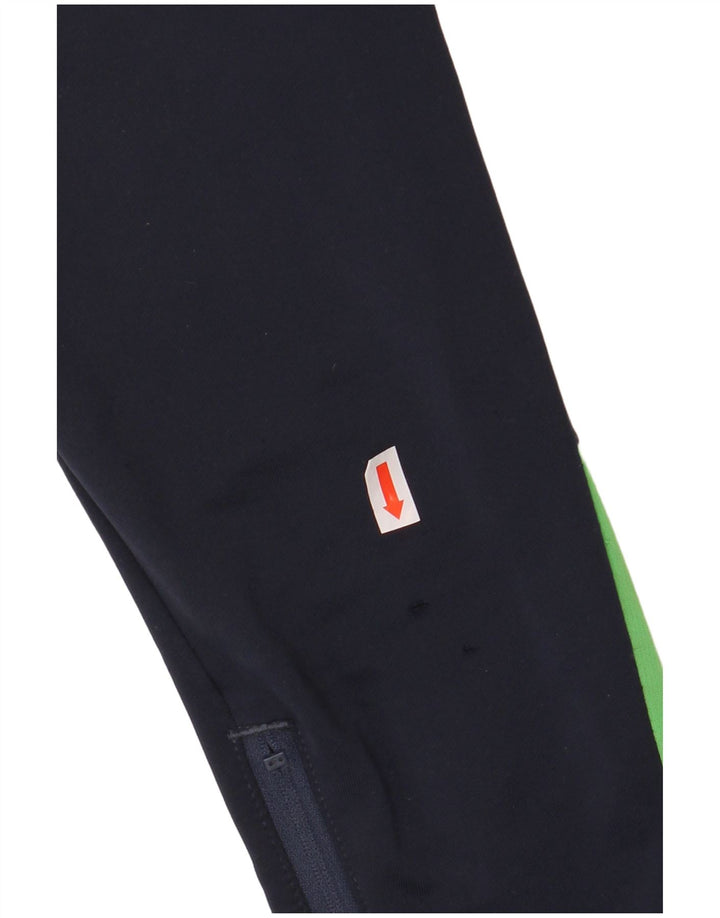 Calça de treino para meninos UMBRO 9-10 anos pequeno bloco colorido azul marinho