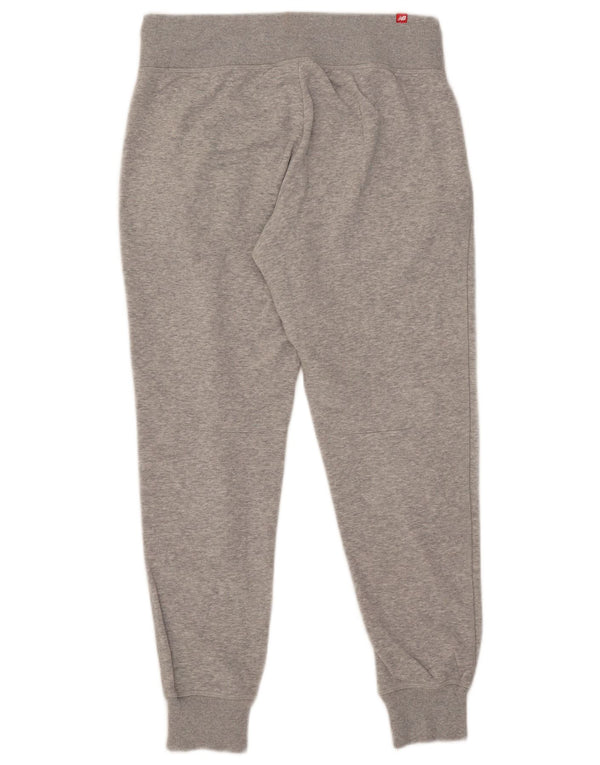 Calça esportiva feminina New Balance Crop Joggers UK 14 cinza médio
