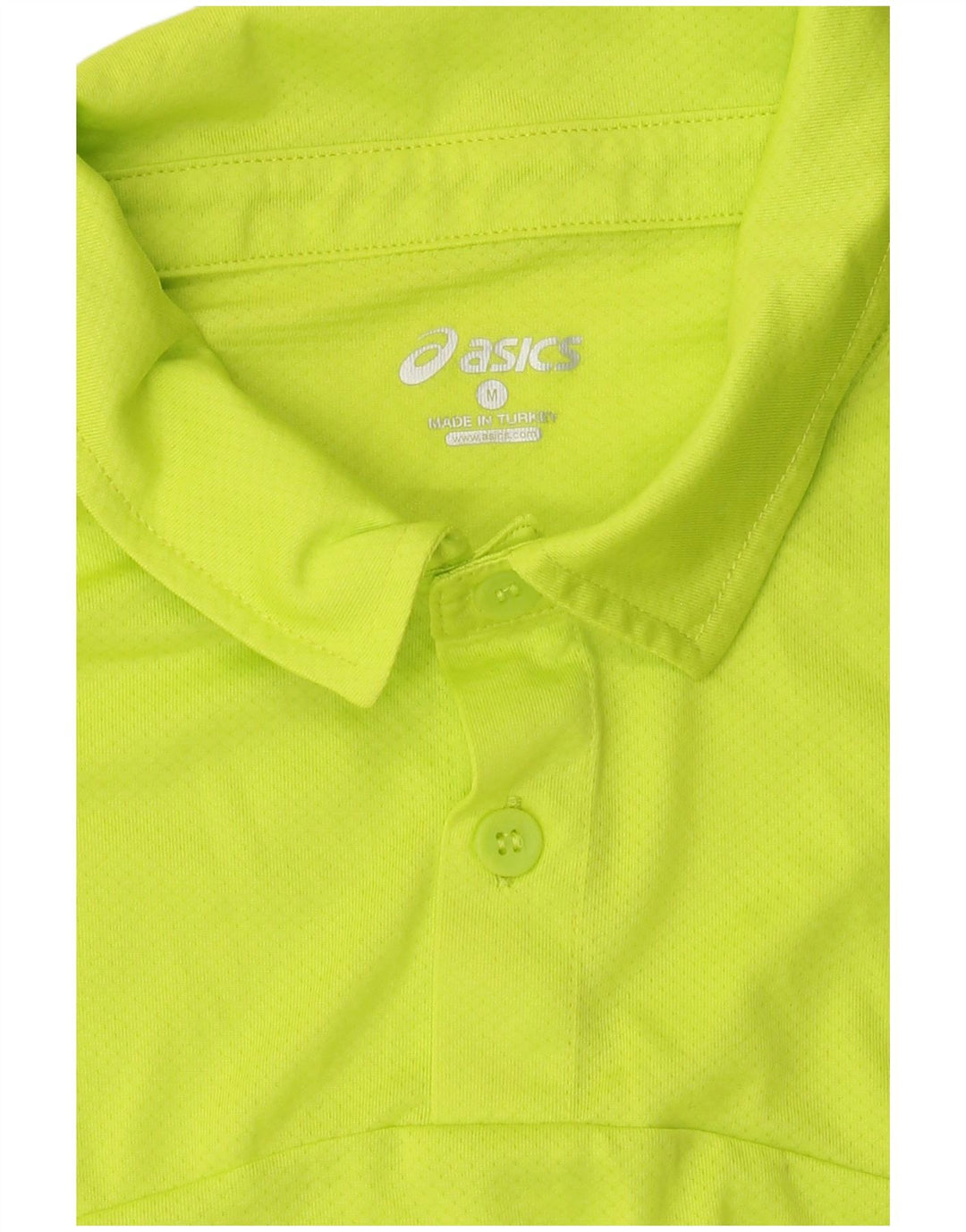Camisa polo masculina Asics médio amarelo esportivo