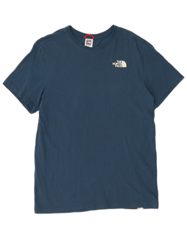 Camiseta masculina The North Face azul médio