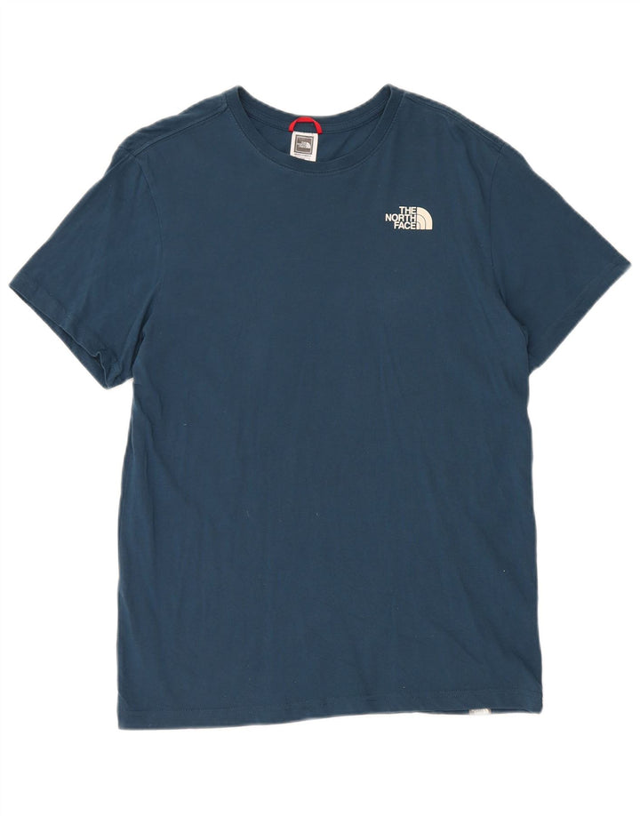 Camiseta masculina The North Face azul médio