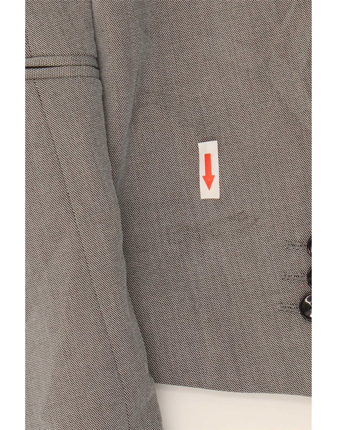 Jaqueta blazer masculina Zara com 1 botão EU 50 cinza médio