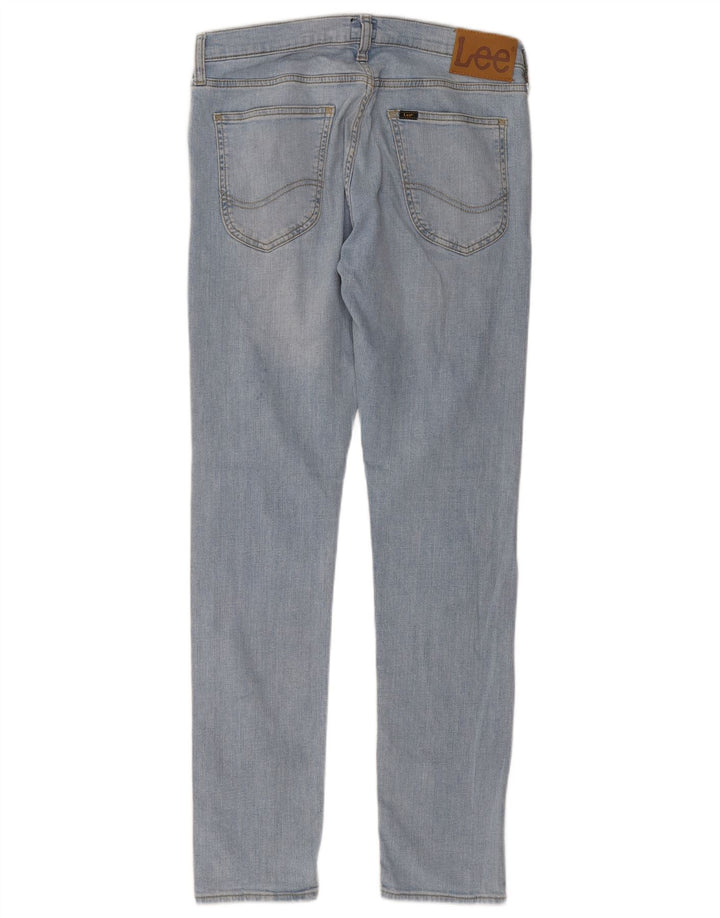 LEE Masculino Luke Slim Jeans W30 L32 Azul Algodão
