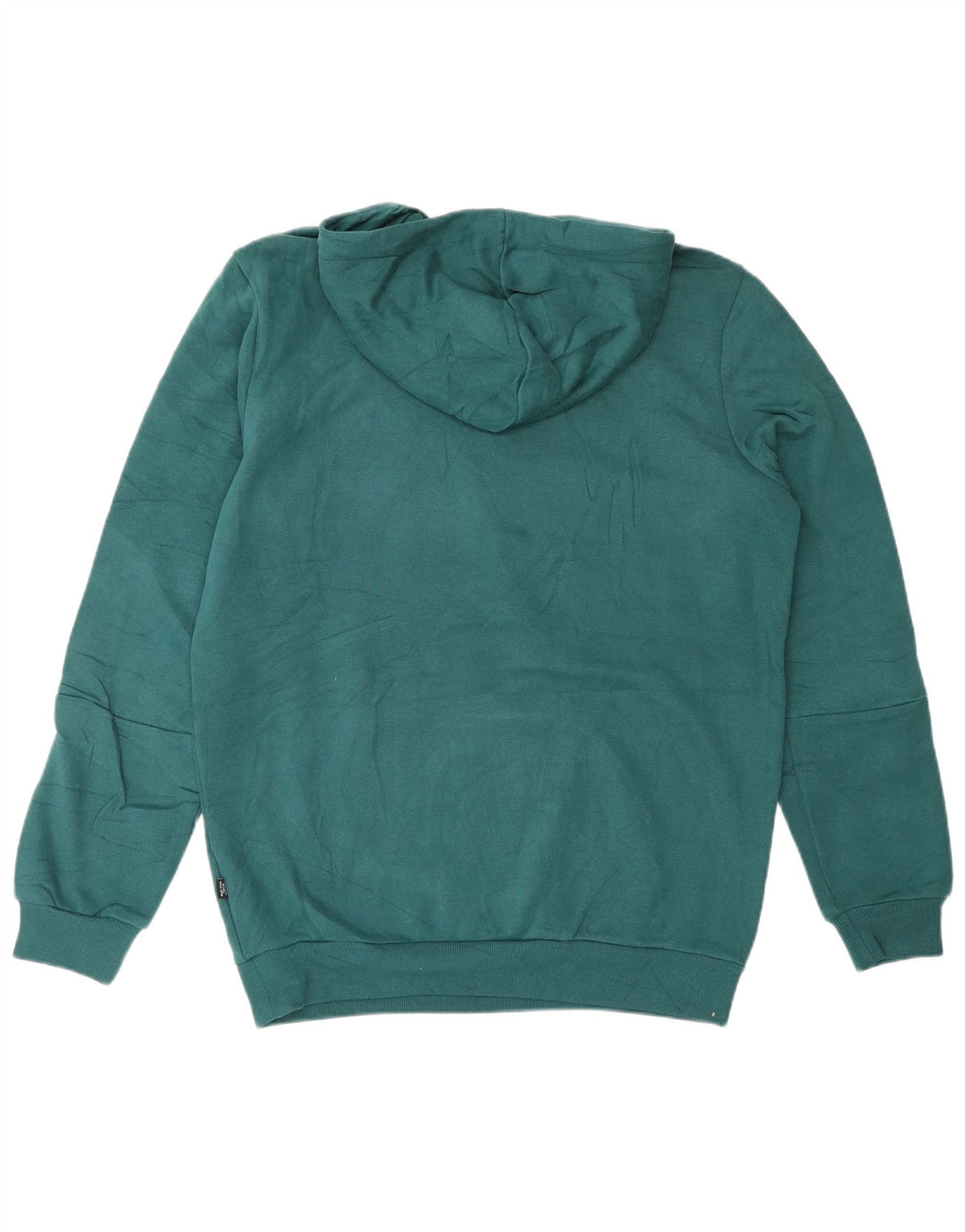 PUMA Mens Graphic Hoodie Jumper Pequeno Algodão Verde
