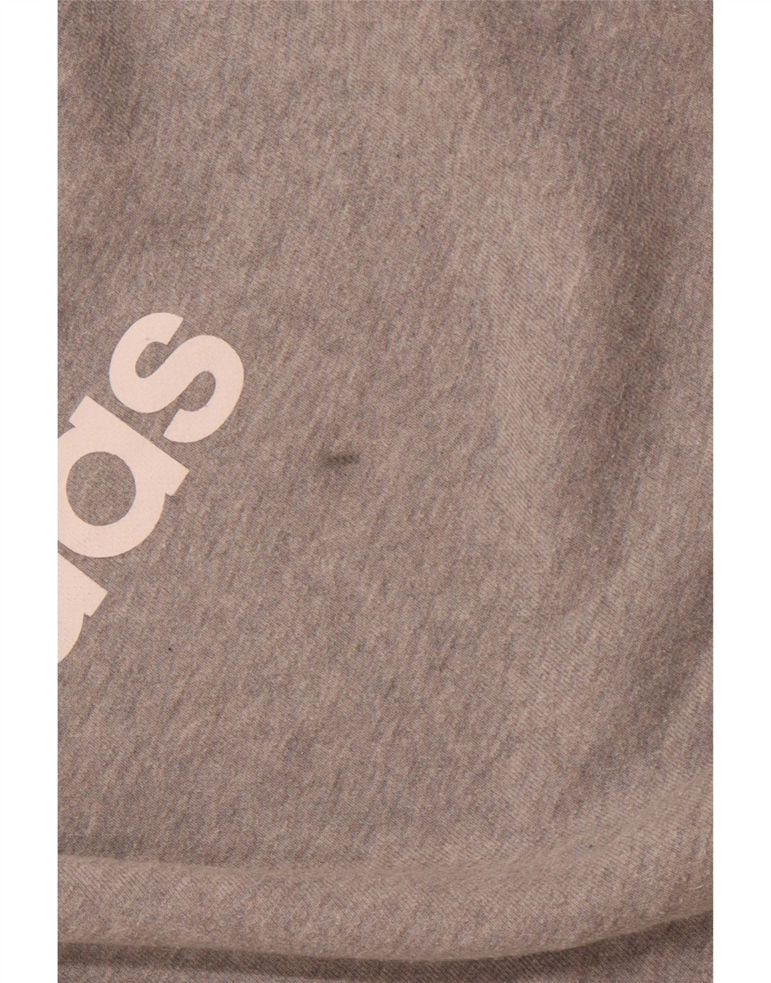 ADIDAS Mens Graphic Sweatshirt Jumper Grande Algodão Cinzento