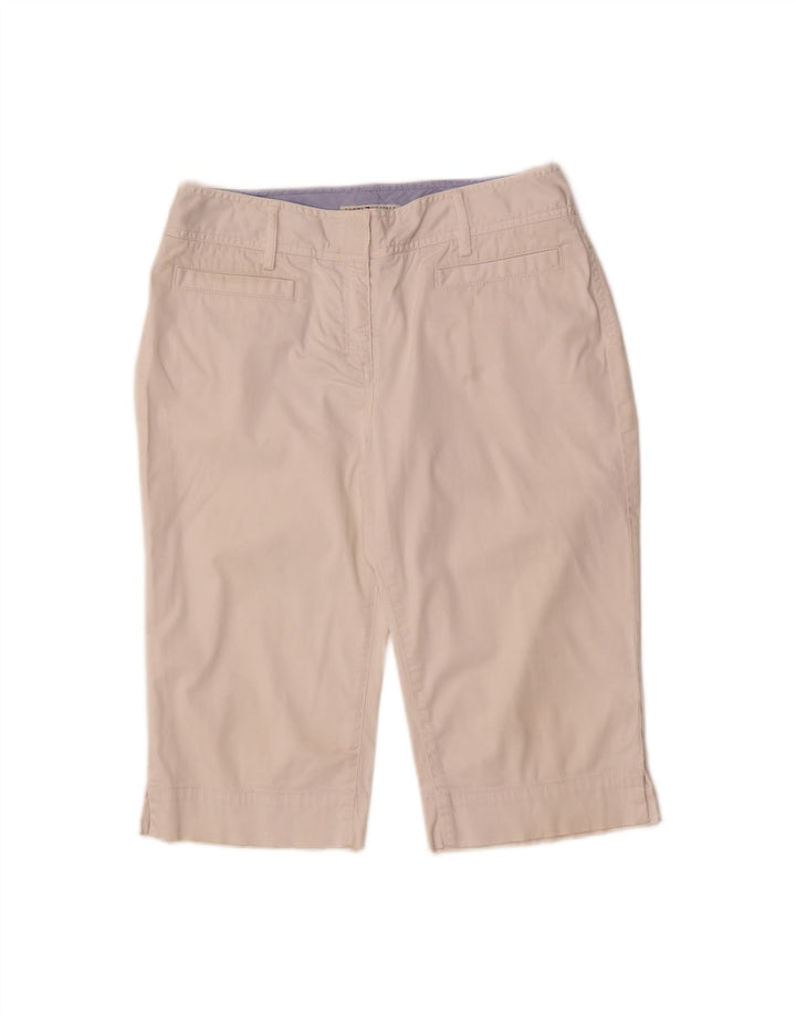 Bermuda feminina TOMMY HILFIGER EUA 10 grande W30 algodão branco