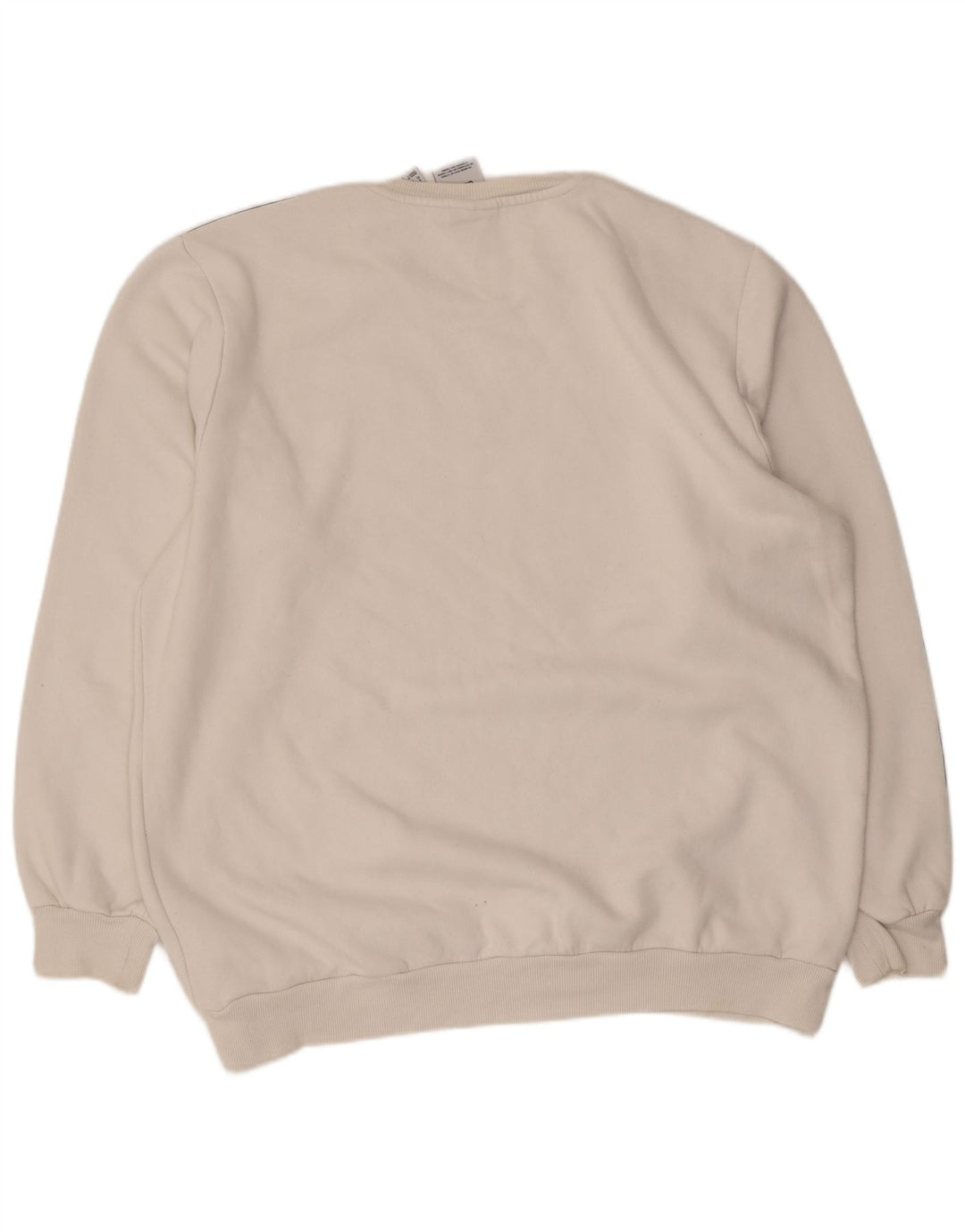 Adidas Mens Moletom Jumper XL Algodão Branco